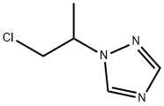 1-(2-クロロ-1-メチルエチル)-1H-1,2,4-トリアゾール塩酸塩 化学構造式