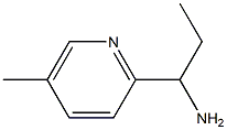 1-(5-甲基吡啶-2-基)丙烷-1-胺, 1210514-03-6, 结构式
