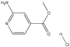2-氨基异烟酸甲酯盐酸盐 结构式