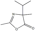 5(4H)-Oxazolone,2,4-dimethyl-4-(1-methylethyl)-(9CI) Structure