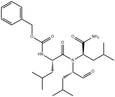 N-[(苯基甲氧基)羰基]-L-亮氨酰-N-[(1S)-1-甲酰基-3-甲基丁基]-D-亮氨酰胺,1211877-36-9,结构式