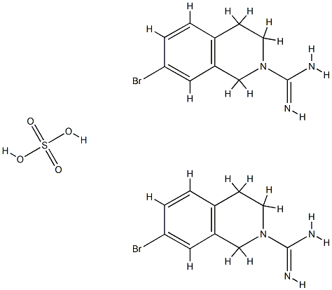 グアニソキン硫酸塩 化学構造式