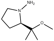 (R)-2-(2-Methoxypropan-2-yl)pyrrolidin-1-aMine (RADP) Struktur