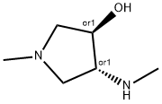 trans-1-methyl-4-(methylamino)-3-pyrrolidinol(SALTDATA: 2HCl) Structure