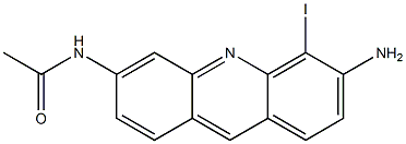 3-acetamido-5-iodoproflavine Structure