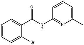 2-bromo-N-(6-methylpyridin-2-yl)benzamide Structure
