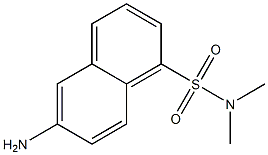 2-amino-5-naphthalene-(N,N-dimethyl)sulfonamide Struktur