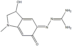 Adrenochrome monoguanylhydrazone Structure
