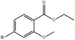 4-BROMO-2-METHOXYBENZOIC ACID ETHYL ESTER Struktur