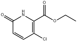 3-氯-6-氧代-1,6-二氢吡啶-2-甲酸乙酯, 1214379-11-9, 结构式