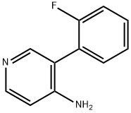 3-(2-氟苯基)吡啶-4-胺, 1214380-93-4, 结构式
