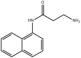 N〜1〜-1-NAPHTHYL-BETA-ALANINAMIDE 化学構造式