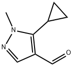 5-cyclopropyl-1-methyl-1H-pyrazole-4-carbaldehyde(SALTDATA: FREE) Structure