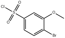 4-bromo-3-methoxybenzenesulfonyl chloride(SALTDATA: FREE) Struktur