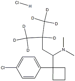 SibutraMine-d7 Hydrochloride Structure