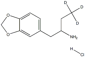 rac Benzodioxole-5-butanamine-d3 Ηydrochloride, 1217180-38-5, 结构式