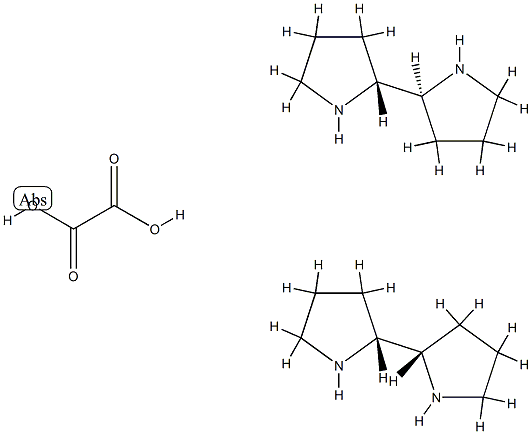(R*,S*)-2,2μ-Bipyrrolidine sesquioxalate salt Struktur
