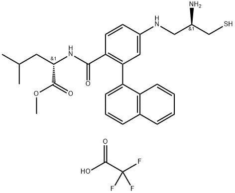 GGTI 298 trifluoroacetate salt hydrate Struktur