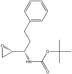 threo-N-(Tert-Butoxy)Carbonyl L-homophenylalanine epoxide,1217636-74-2,结构式