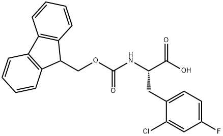 (9H-Fluoren-9-yl)MethOxy]Carbonyl L-2-Chloro-4-fluorophe Structure