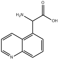 AMino(quinolin-5-yl)acetic acid Structure