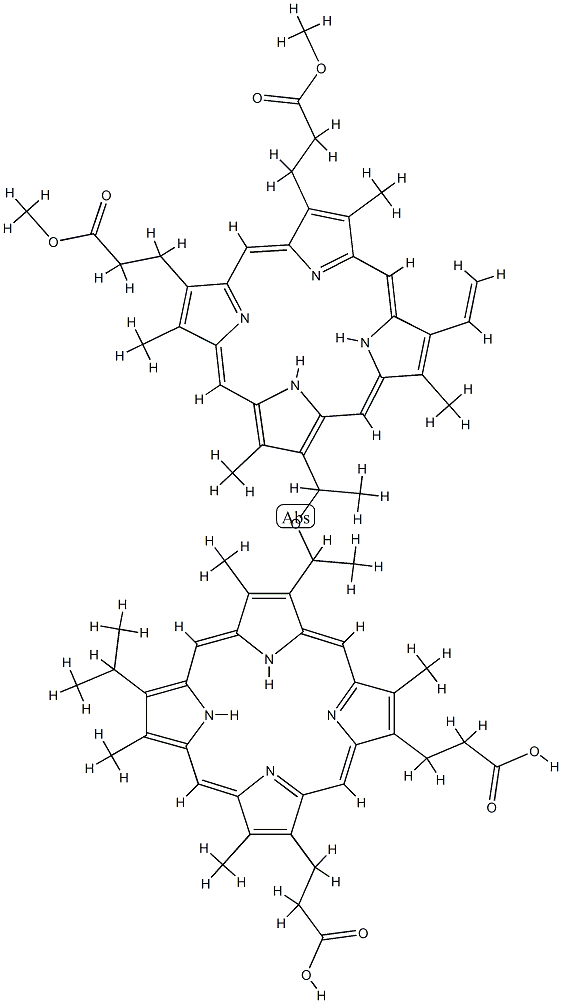121806-85-7 protoporphyrin dimethyl ester hematoporphyrin ether