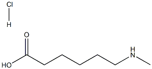 6-(甲氨基)己酸盐酸盐 结构式