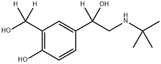 沙丁胺醇-D3 结构式