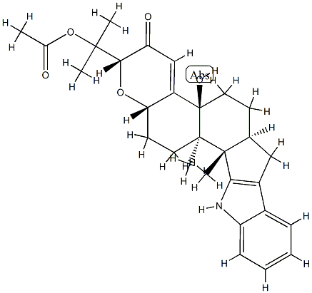 1'-O-acetylpaxilline Structure