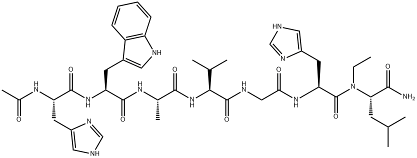 N-acetyl-gastrin releasing peptide (20-26) ethyl ester Struktur