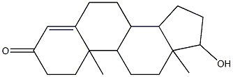 17-hydroxy-10,13-dimethyl-1,2,6,7,8,9,10,11,12,13,14,15,16,17-tetradecahydro-3H-cyclopenta[a]phenanthren-3-one Structure
