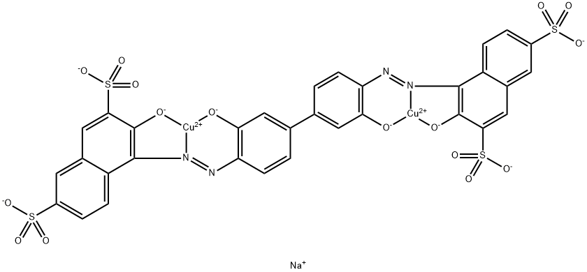 Tetranatrium-[μ-[[4,4'-[(3,3'-dihydroxy[1,1'-biphenyl]-4,4'-diyl)bis(azo)]bis[3-hydroxynaphthalin-2,7-disulfonato]](8-)]]dicuprat(4-)