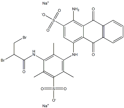 C.I.リアクティブブルー50 化学構造式