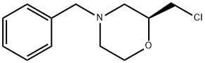 (S)-4-benzyl-2-(chloromethyl)morpholine, 1222556-84-4, 结构式