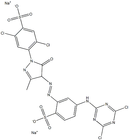 活性黄6GS, 12226-44-7, 结构式