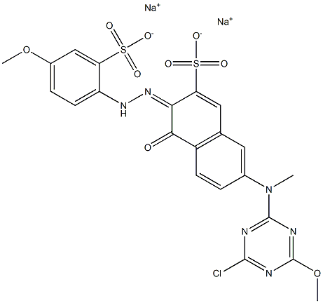 C.I.リアクティブレッド13 化学構造式