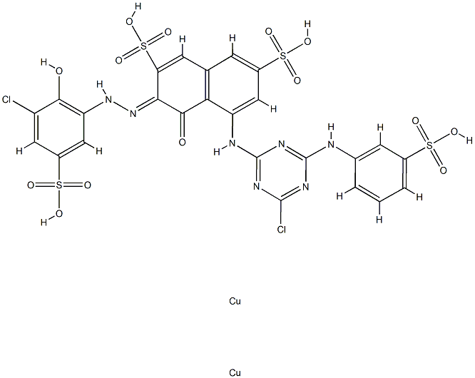 活性紫 1 结构式