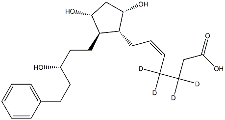 Latanoprost (free acid)-d4 Struktur