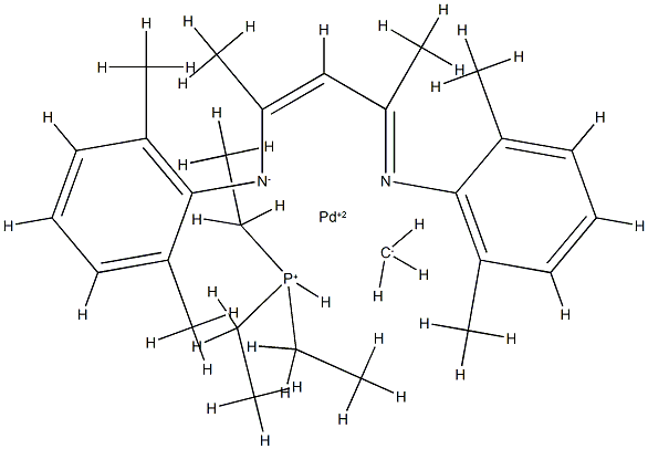 N,N'-[Bis(2,6-diMethylphenyl)-1,3-diMethyl-1,3-propanediylidene](Methyl) (triethylphosphine)palladiuM(II), Min. 97%|N,N'-[双(2,6-二甲基苯基)-1,3-二甲基-1,3-丙烷二亚基](甲基)(三乙基膦)钯(II)