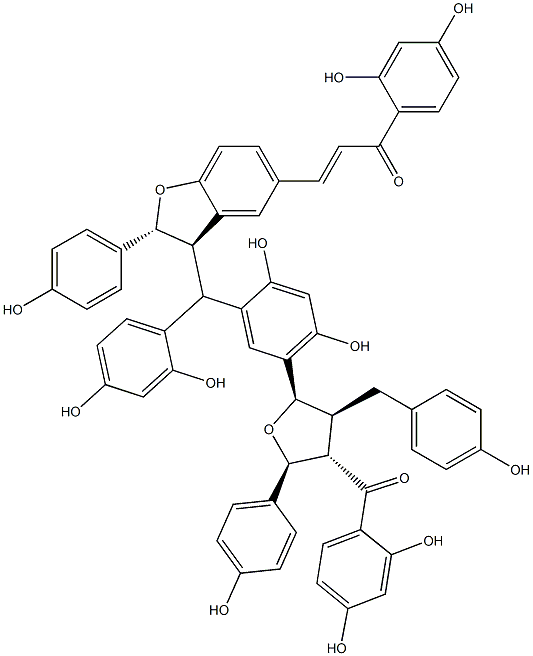 Lophirachalcone Struktur