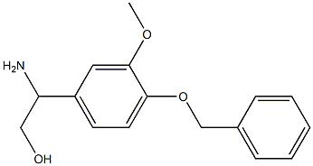 β-AMino-3-Methoxy-4-(phenylMethoxy)benzeneethanol Structure
