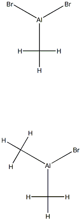 Tribromotrimethyl dialuminum Struktur