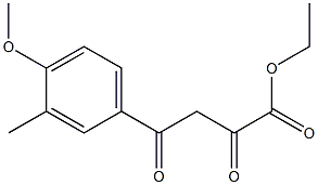 Ethyl 4-methoxy-3-methyl-α,γ-dioxobenzenebutanoate Structure