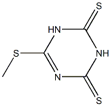 Si-TMT (=2,4,6-TriMercaptotriazine Silica Gel) (0.2-0.5MMol/g) Struktur
