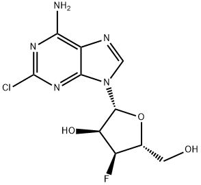 2-氯-3'-脱氧-3'-氟腺苷 结构式