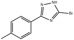 3-bromo-5-(4-methylphenyl)-1H-1,2,4-triazole(SALTDATA: FREE) Structure