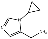 1-(1-cyclopropyl-1H-imidazol-5-yl)methanamine(SALTDATA: 2HCl) Structure
