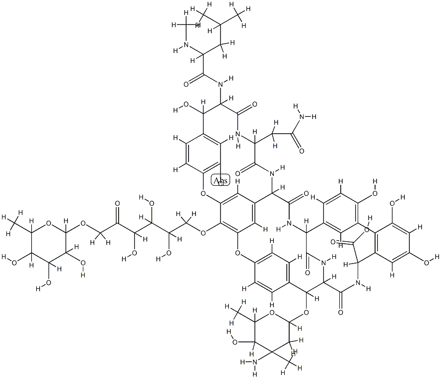 抗生素 A-42867, 122753-17-7, 结构式