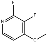 2,3-difluoro-4-methoxypyridine, 1227578-88-2, 结构式