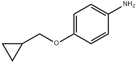 4-(cyclopropylmethoxy)aniline Structure